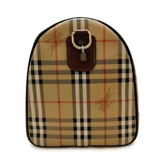 Burberrys Boston Bag Browns PVC - Picture 3 of 9